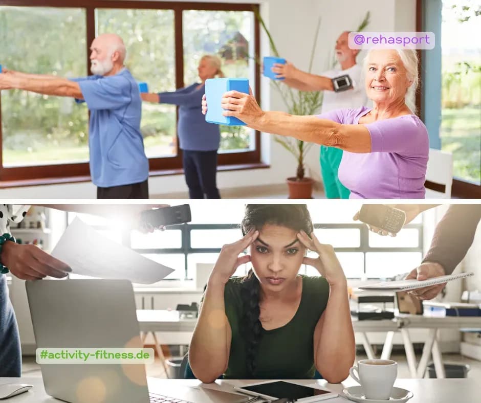 Rehasport und Arbeiten: Gesundheit im Kalender verankern!